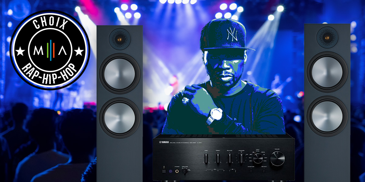 Monitor Audio Bronze 500 et Yamaha AS801 